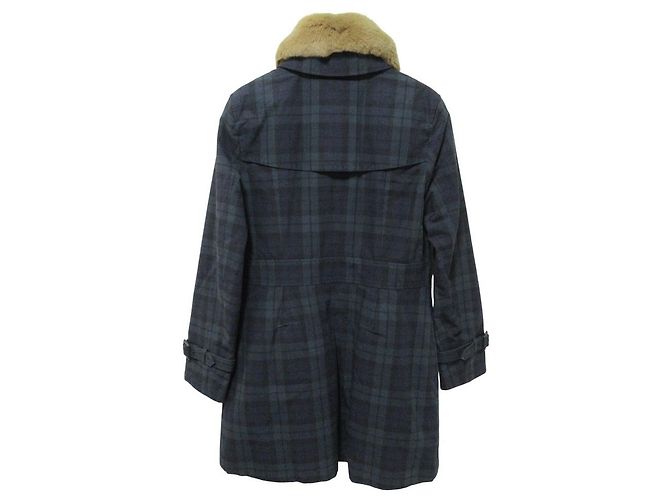 Autre Marque Abrigo de piel de conejo negro GUILD PRIME Verde Azul marino - vista 2