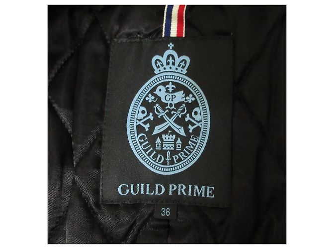 Autre Marque Abrigo de piel de conejo negro GUILD PRIME Verde Azul marino - vista 3