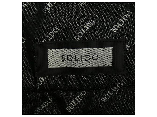 Autre Marque Pantalones Solido Gris - vista 4