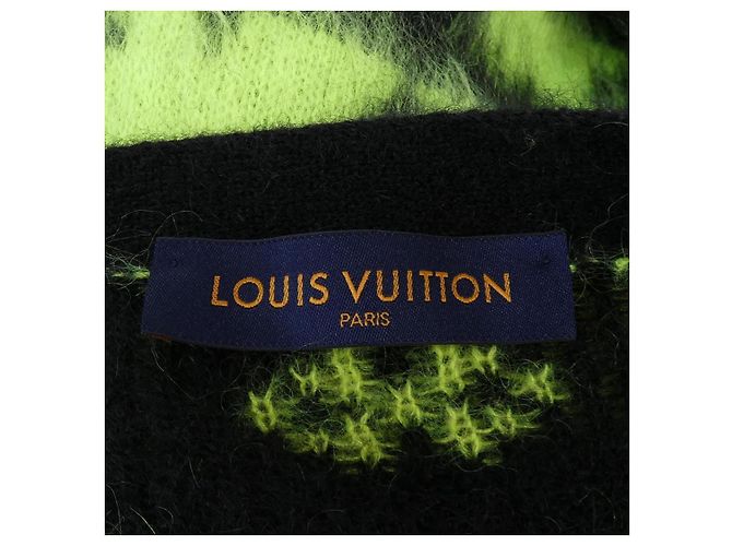 Cárdigan Louis Vuitton Negro Azul Amarillo - vista 4