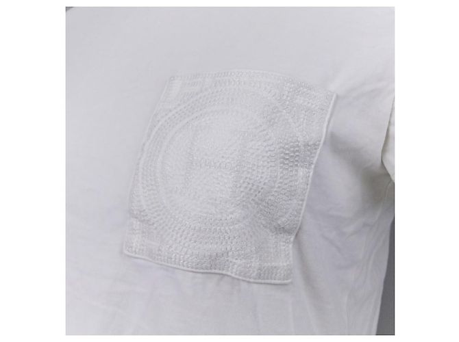 Camiseta con bolsillo bordado Hermès Blanco - vista 5