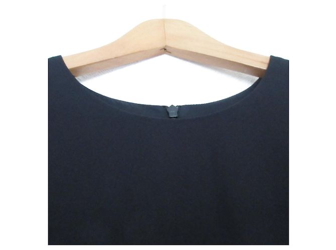 Autre Marque Kleid mit Spitzenbesatz Paule Ka Schwarz - Ansicht 3