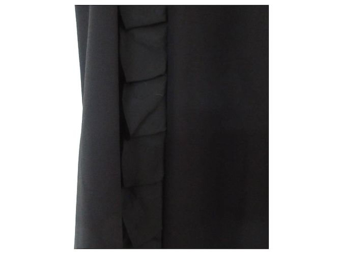 Autre Marque Kleid mit Spitzenbesatz Paule Ka Schwarz - Ansicht 5