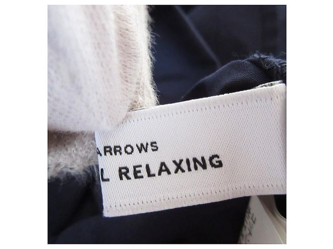 Autre Marque Kurzarmbluse United Arrows green label relaxing Blau Marineblau - Ansicht 8