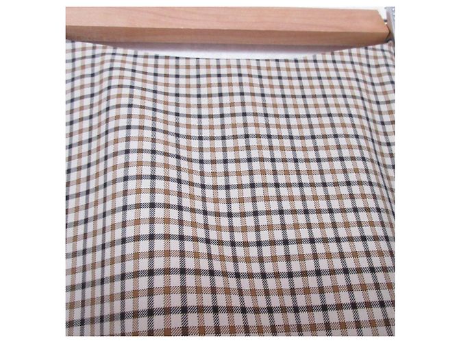 Autre Marque Falda larga de cuadros LE CIEL BLEU Beige - vista 3