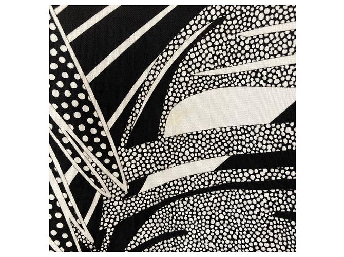 Autre Marque Vestido con Estampado de Hojas LEONARD SPORT Negro Blanco - vista 9