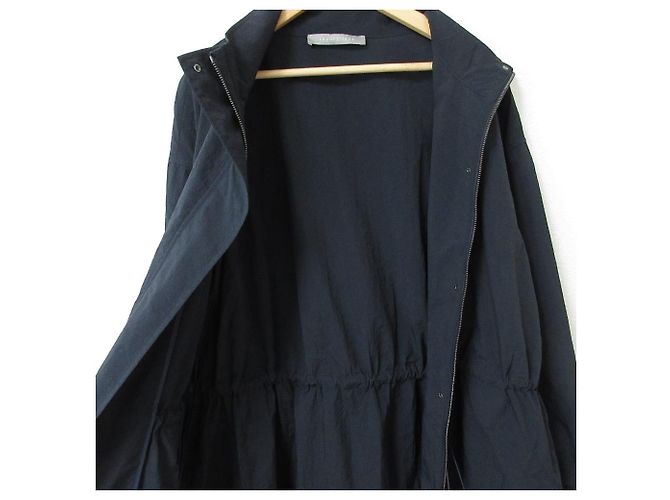 abrigo largo de nylon tafetán ligero flintz theory luxe Azul Azul marino - vista 3
