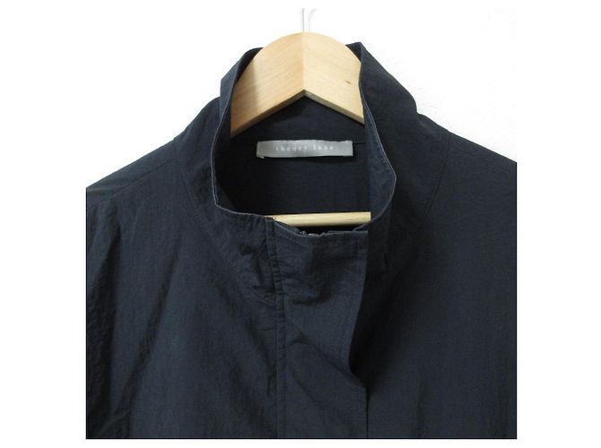 abrigo largo de nylon tafetán ligero flintz theory luxe Azul Azul marino - vista 4