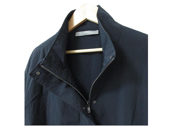 abrigo largo de nylon tafetán ligero flintz theory luxe Azul Azul marino - vista 5