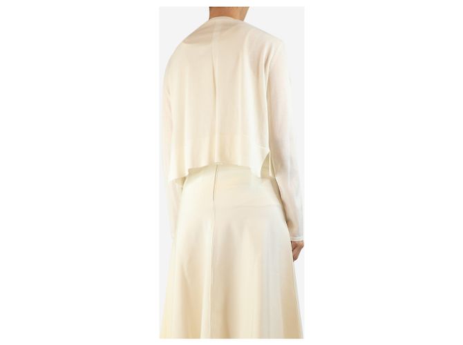 Autre Marque Conjunto de top de algodón blanco y cárdigan - tamaño L - vista 2