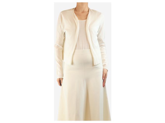 Autre Marque Conjunto de top de algodón blanco y cárdigan - tamaño L - vista 3