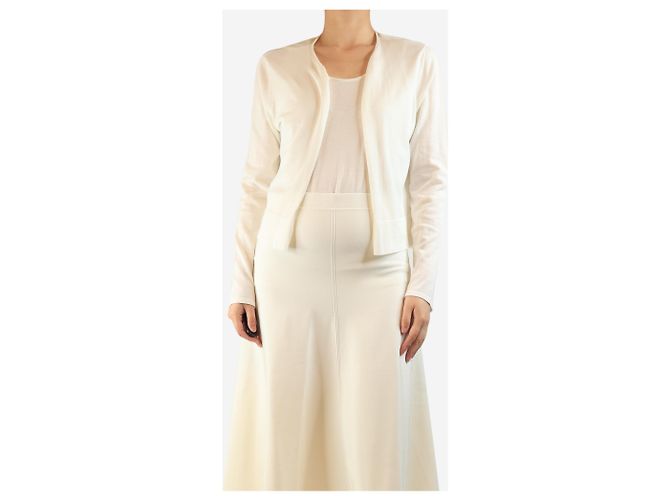 Autre Marque Conjunto de top de algodón blanco y cárdigan - tamaño L - vista 4