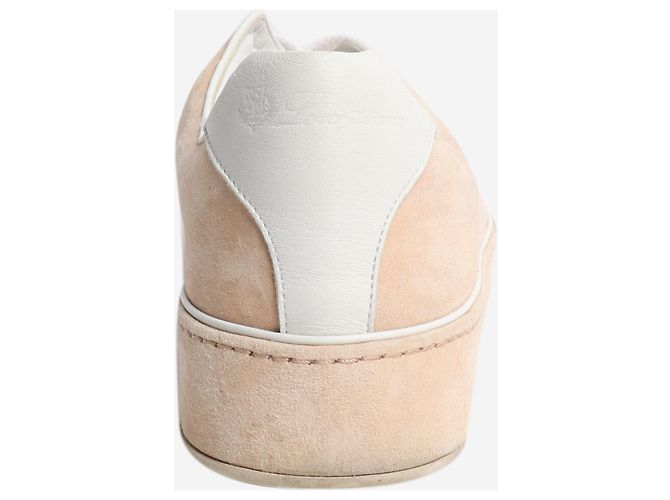 Loro Piana Baskets en daim rose - taille EU 39 - vue 3