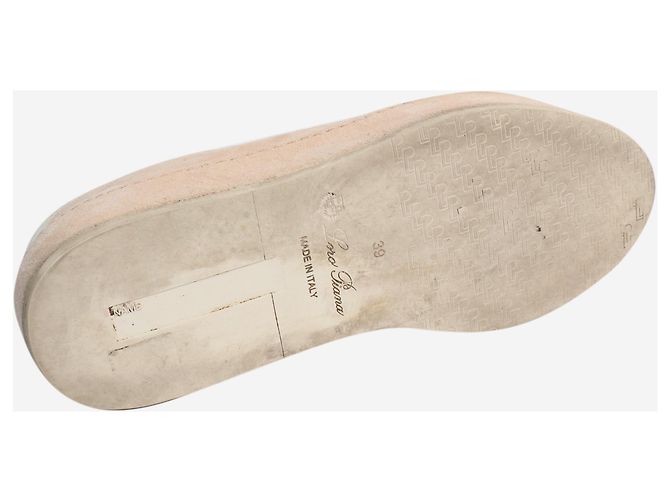 Loro Piana Baskets en daim rose - taille EU 39 - vue 6