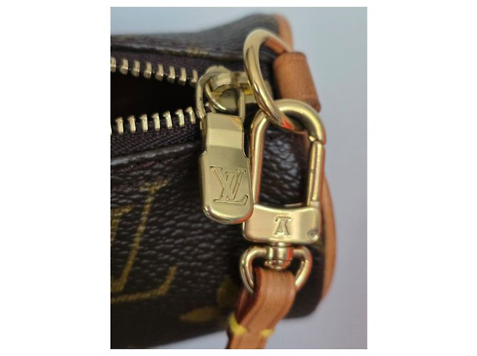 Borsa Pochette Accessoires Monogram Louis Vuitton Marrone - vista 10