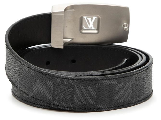 Cintura LV CUT Damier Graphite di Louis Vuitton Nero - vista 3