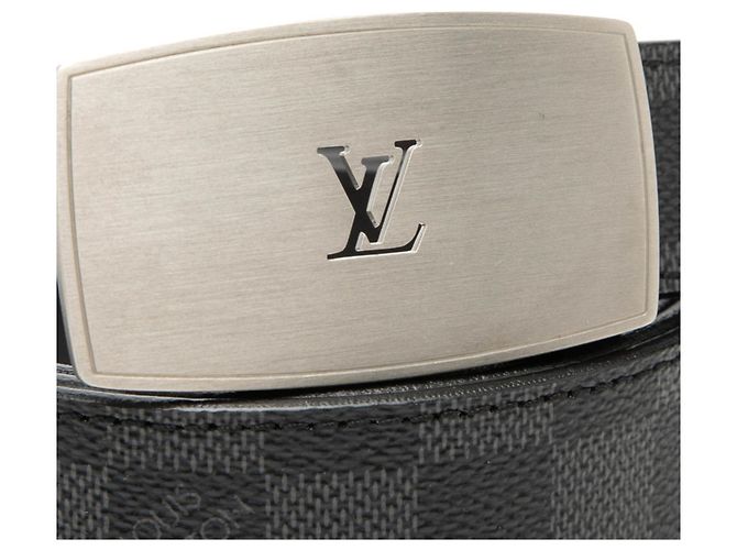 Cintura LV CUT Damier Graphite di Louis Vuitton Nero - vista 4