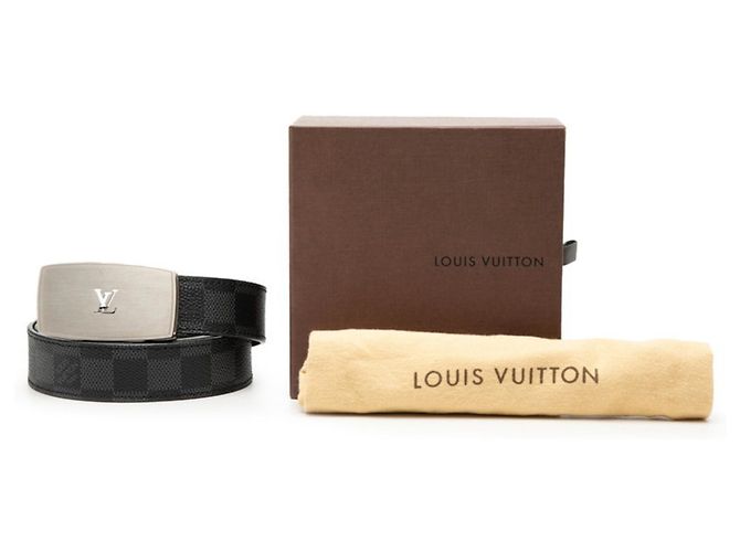 Cintura LV CUT Damier Graphite di Louis Vuitton Nero - vista 7