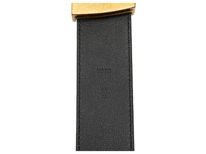 Cintura LV Initials di Louis Vuitton Nero D'oro - vista 6