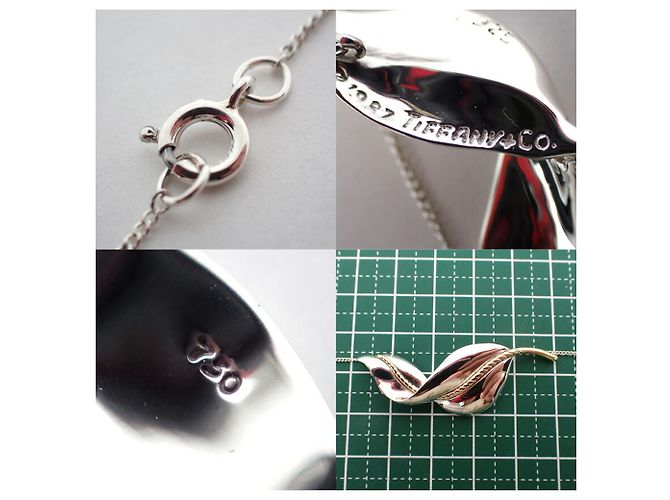 Collier Pendentif Feuille Tiffany & Co. 925 750 - vue 10