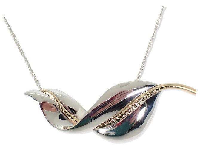 Collier Pendentif Feuille Tiffany & Co. 925 750 - vue 2