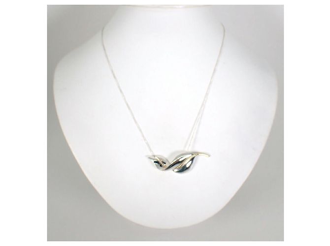 Collier Pendentif Feuille Tiffany & Co. 925 750 - vue 3