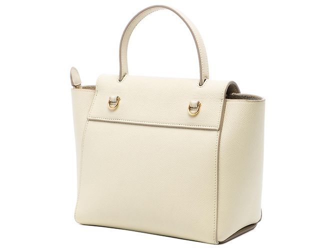 Céline Belt bag in pelle di vitello granata nano marrone Celine Beige - vista 2