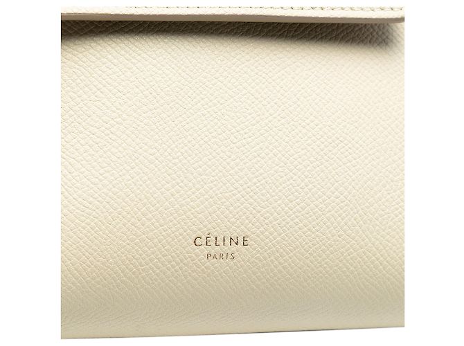 Céline Belt bag in pelle di vitello granata nano marrone Celine Beige - vista 5