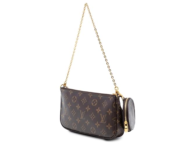 Multi Pochette Louis Vuitton Pochette Accessoires Multi Monogram Marrone - vista 2