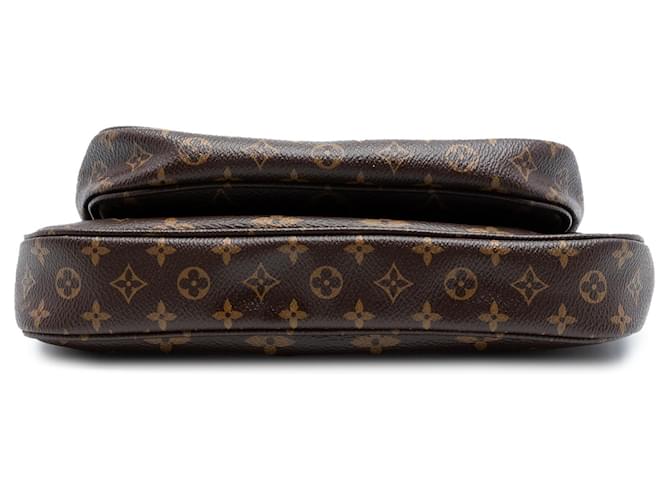 Multi Pochette Louis Vuitton Pochette Accessoires Multi Monogram Marrone - vista 3