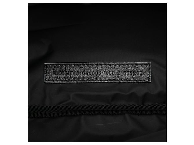 Balenciaga große schwarze Nylon-Armeetasche - Ansicht 6