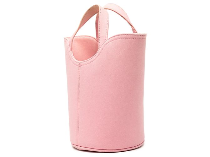 Borsa a secchiello in tela onda XS rosa Balenciaga - vista 2