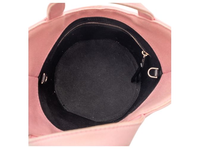 Borsa a secchiello in tela onda XS rosa Balenciaga - vista 4