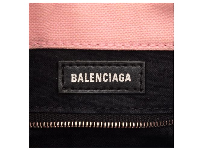 Borsa a secchiello in tela onda XS rosa Balenciaga - vista 5