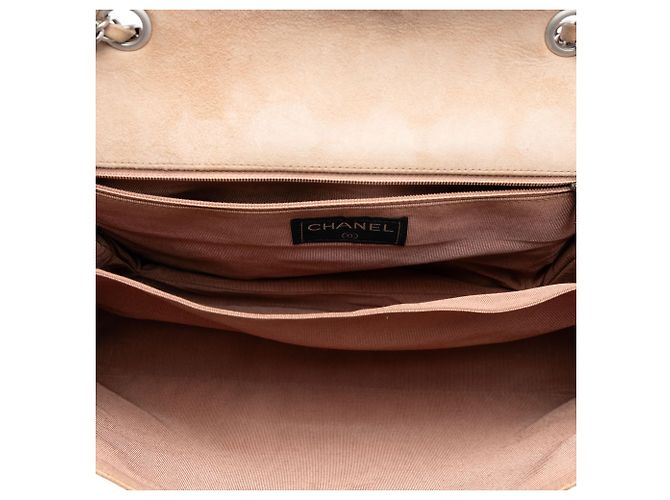 Chanel Mademoiselle Turnlock Flap in Suede Cioccolato Marrone Marrone chiaro - vista 4