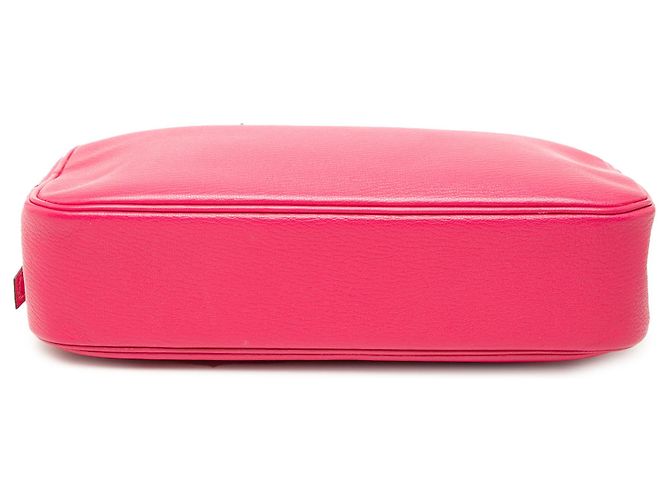 Hermès Plume Elan 28 in capra coromandel rosa - vista 3