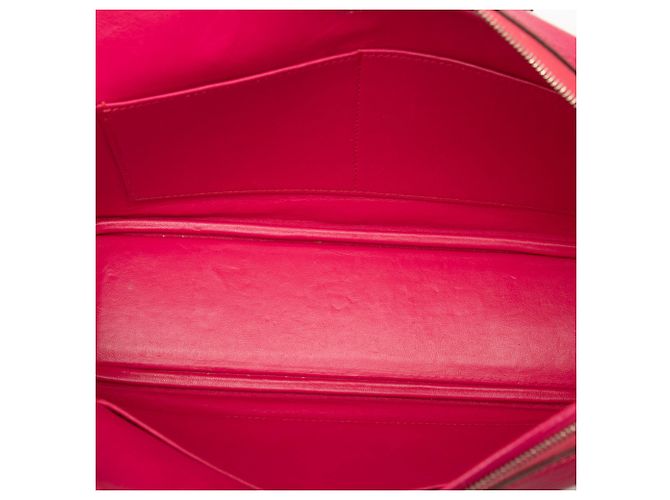 Hermès Plume Elan 28 in capra coromandel rosa - vista 4