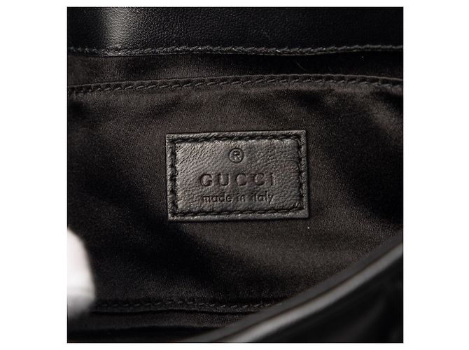 Borsa Gucci piccola in pelle trapuntata nera con catena Horsebit Nero - vista 5