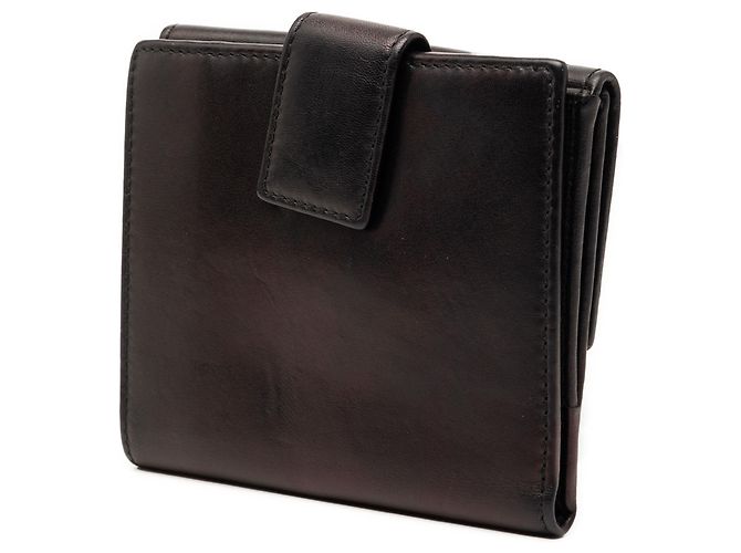 Billetera bifold Indy de piel de ternera negra Gucci Negro - vista 2