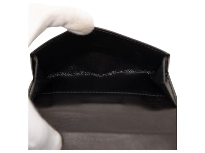 Billetera bifold Indy de piel de ternera negra Gucci Negro - vista 5