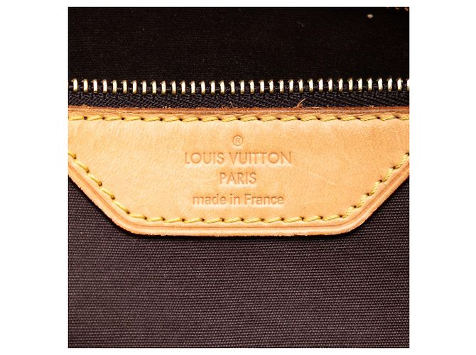 Louis Vuitton Brea MM in Vernis Monogram Viola Porpora - vista 5