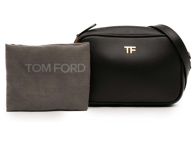 Bolso de cámara TF de cuero negro Tom Ford - vista 10