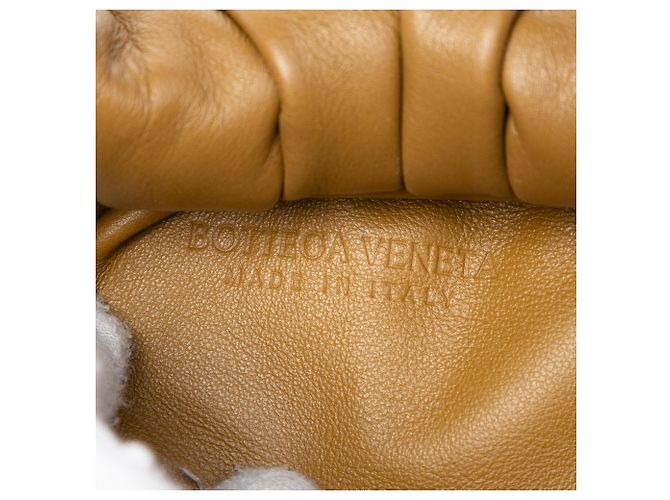Bottega Veneta Pochette a Spalla in Agnello Marrone - vista 5