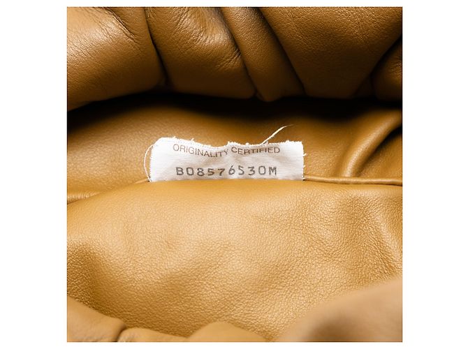 Bottega Veneta Pochette a Spalla in Agnello Marrone - vista 6