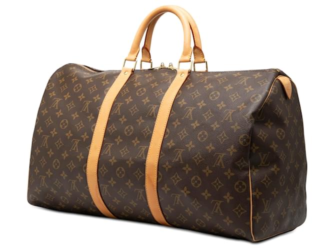 Louis Vuitton Keepall 50 Monogram Marrone - vista 2
