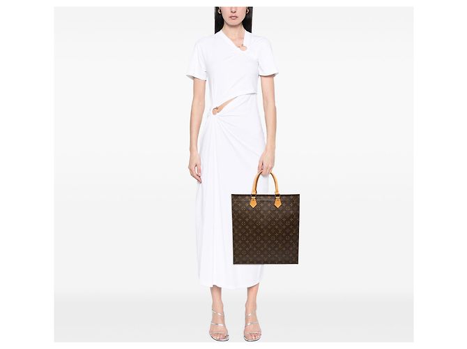 Sac Plat Monogram Marrone Louis Vuitton - vista 7