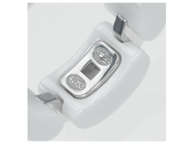 Anello Ultra Chanel in oro bianco 18K e ceramica - vista 4