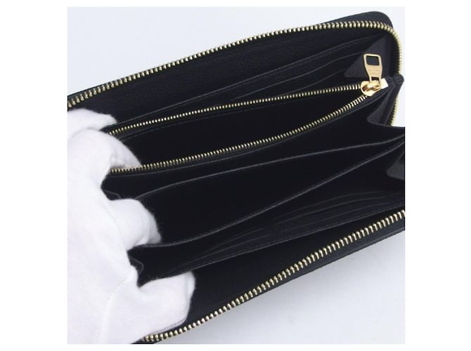 Portafoglio Zippy Studded Monogram Empreinte Louis Vuitton Nero - vista 7