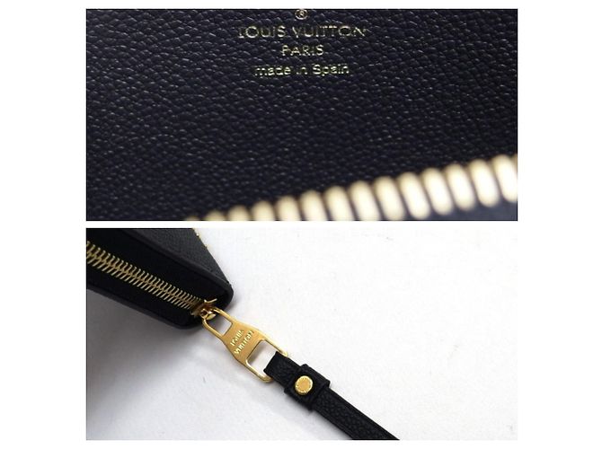 Portafoglio Zippy Studded Monogram Empreinte Louis Vuitton Nero - vista 8