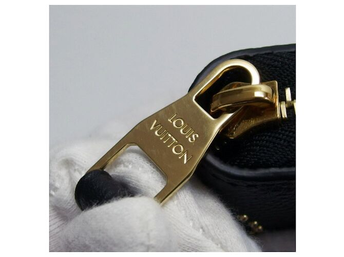 Portafoglio Zippy Studded Monogram Empreinte Louis Vuitton Nero - vista 9